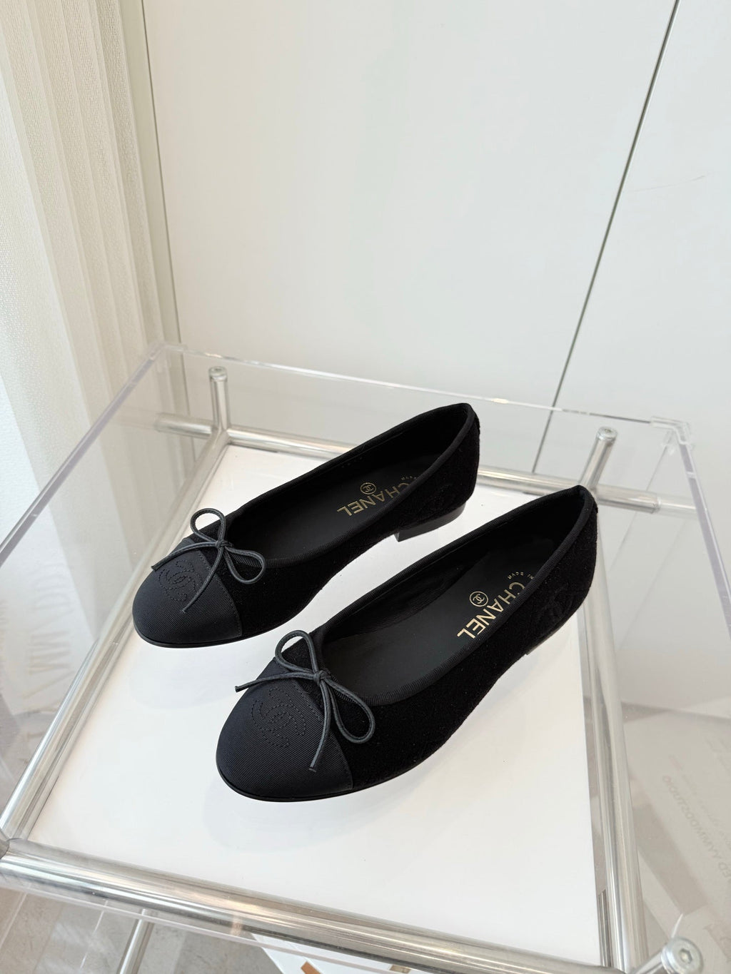 CC Ballet Flat Black Fabric 238774