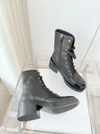 CC 25 Short Boot 60mm Black Cowhide 411471