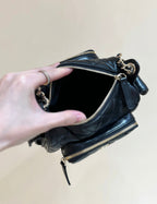 Chanel 24K Special Edition Camera Bag Black Sheepskin