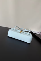 Chanel 26 Shoulder Bag 22 Light Blue Caviar Leather