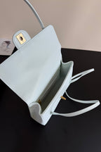 Chanel 26 Shoulder Bag 22 Light Blue Caviar Leather