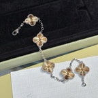 CLOVER BRACELET 5 MOTIFS GOLD