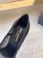 NORMA PUMPS IN BLACK MESH ATTACHED CRYSTALS
