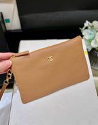 CC 24K Hobo 22 Bag Brown Grained Calfskin