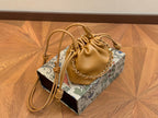 LOE MINI 18 FLAMENCO PURSE IN WARM DESERT NAPPA LAMBSKIN