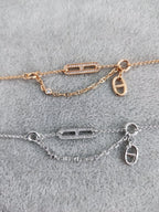 Hermes Farandole Pig Nose Full Diamond Bracelet