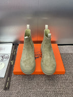 HM 25  Chelsea Ankle Boots Taupe Suede 508487