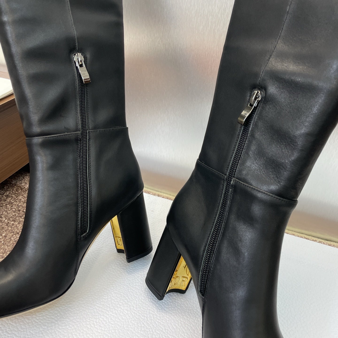 Dior 2025 D-Art Boot Black Calfskin 508533