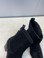 Dior 2025 D-West Chelsea Boots Black Suede 508543