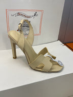 HM 26ss High Heel Sandals 105 Light Beige Cowhide 607114