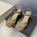 CC 26 Slingback Pump 45mm Beige Mesh Sheepskin 607481