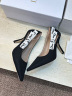 CD J'Adior Pump 9.5cm Black Technical Fabric