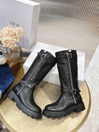 CD 25 high-top boots black calfskin 438777