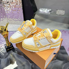 LV Trainer Sneaker Yellow Cowhide