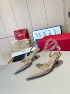 Valentino 25 Rockstud Couture 50mm Pumps Patent Leather