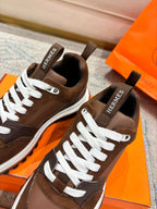HM Jet Sneaker Brown & Coffee Brown Suede Calfskin 581328