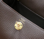 HM  Mini Lindy Bag 20cm Coffee Togo Leather 270314