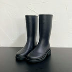 CC High Boots Blue Black Natural Rubber 949642