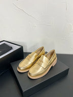 CC Moccasins Gold Calfskin 949654