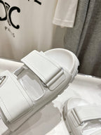 PRA STRAP SANDALS WHITE CALFSKIN