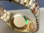 Rolex Day-Date 36mm Gold Black Diamond