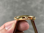 Baignoire Gold Case Red Leather Strap