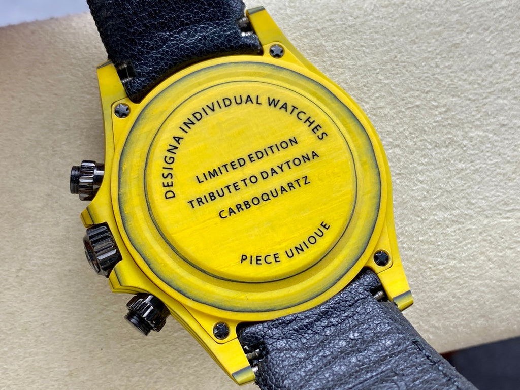 ROLEX Daytona 40mm Yellow Black Fiber Woven