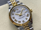 Datejust 31mm Yellow Gold Steel White Dial