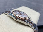 Datejust 31mm Pink Gold Steel White Dial