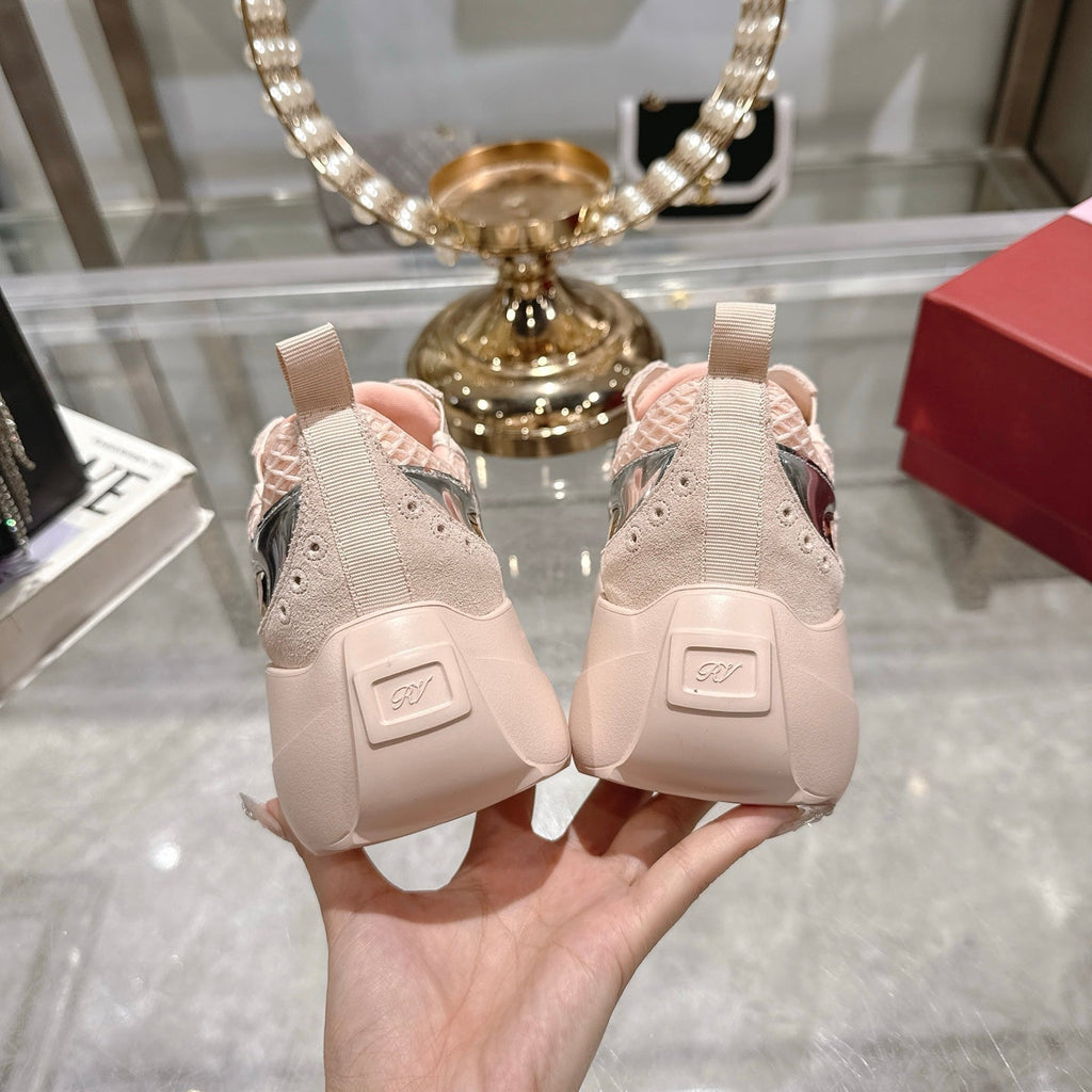 Viv 25 Diamond Sneaker Pink Cowhide 0rigin@l Imported 235357