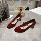 CD 26 Lolita High-Heeled 40 Red Patent Leather 592217