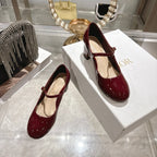 CD 26 Lolita High-Heeled 40 Red Patent Leather 592217