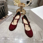 CD 26 Lolita High-Heeled 40 Red Patent Leather 592217