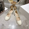 CD 26 Lolita High-Heeled 40 Ivory Patent Leather 592218