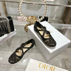 CD Very Ballet Flat Black Lace 679839