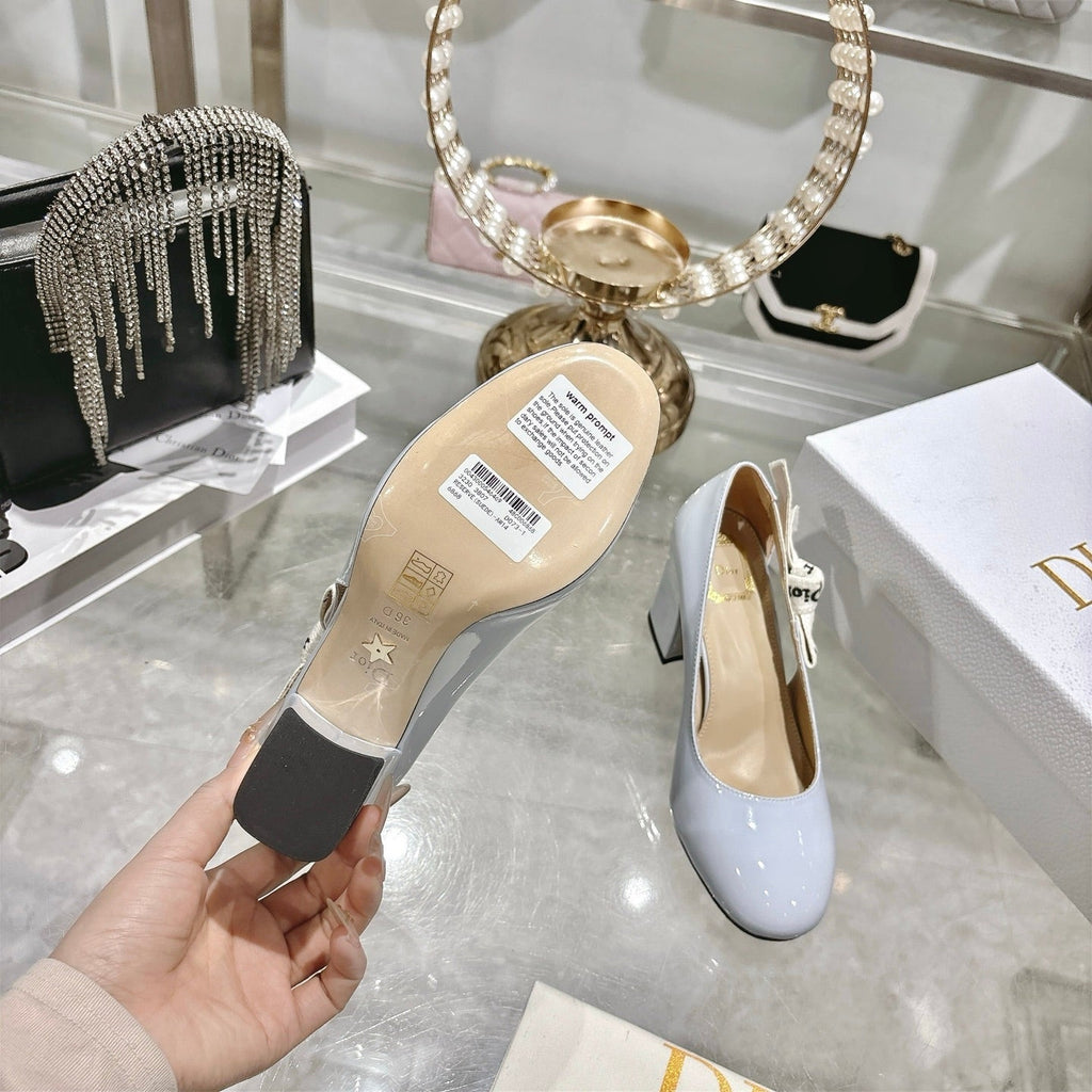 CD 26 Lolita High-Heeled 85 Baby Blue Patent Leather 679732