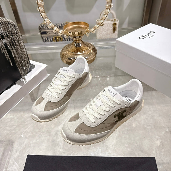 Celine Racer Sneaker Grey Suede Lace 679824
