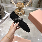 Miu 26s Ballerinas Black Suede 679780