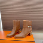 HM Frenchie 50 Ankle Boot Chocolate Cowhide 464340