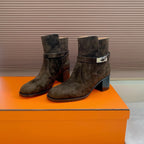 HM Frenchie 50 Ankle Boot Dark Brown Suede 464344