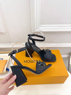 shake platform 90 black calfskin