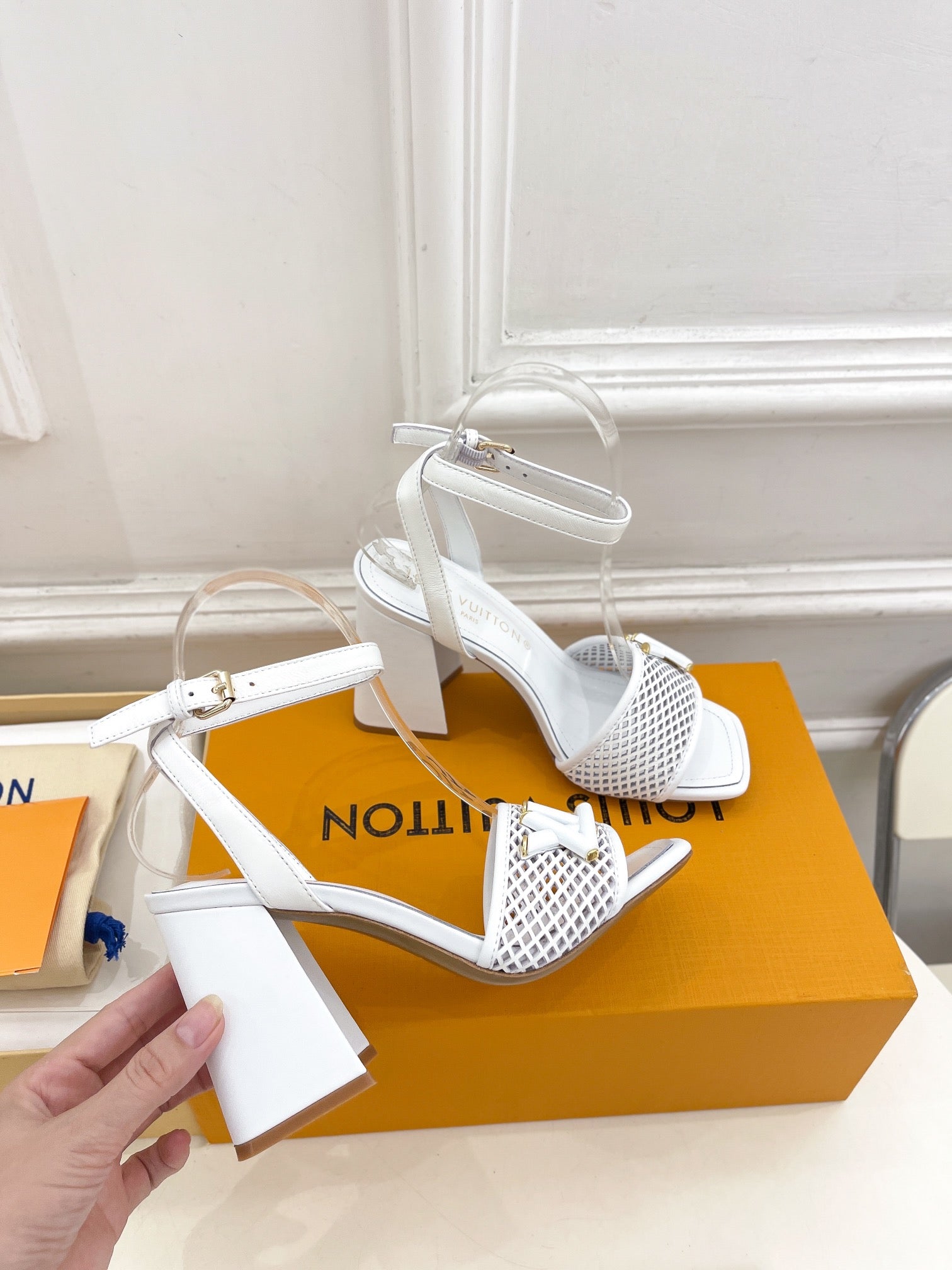 shake platform 90 white calfskin