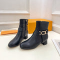 LV Ankle Boots 35mm Black Cowhide