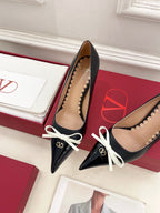 VT 25 Bepointy Pump 8cm Black Lambskin 325520