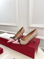 VT 25 Bepointy Pump 8cm Nude Pink Lambskin 325523