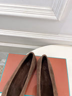 LP 26SS Ballet Flats Brown Suede 587576
