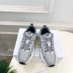 CD SS26 B30 Sneakers Silver Grey Cowhide Mesh 631930