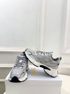 CD SS26 B30 Sneakers Silver Grey Cowhide Mesh 631930