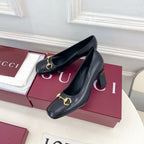 GG 26s Signora Pump 7.5cm Black Leather 640305