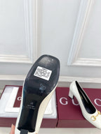 GG 26s Signora Pump 7.5cm White Leather 640306